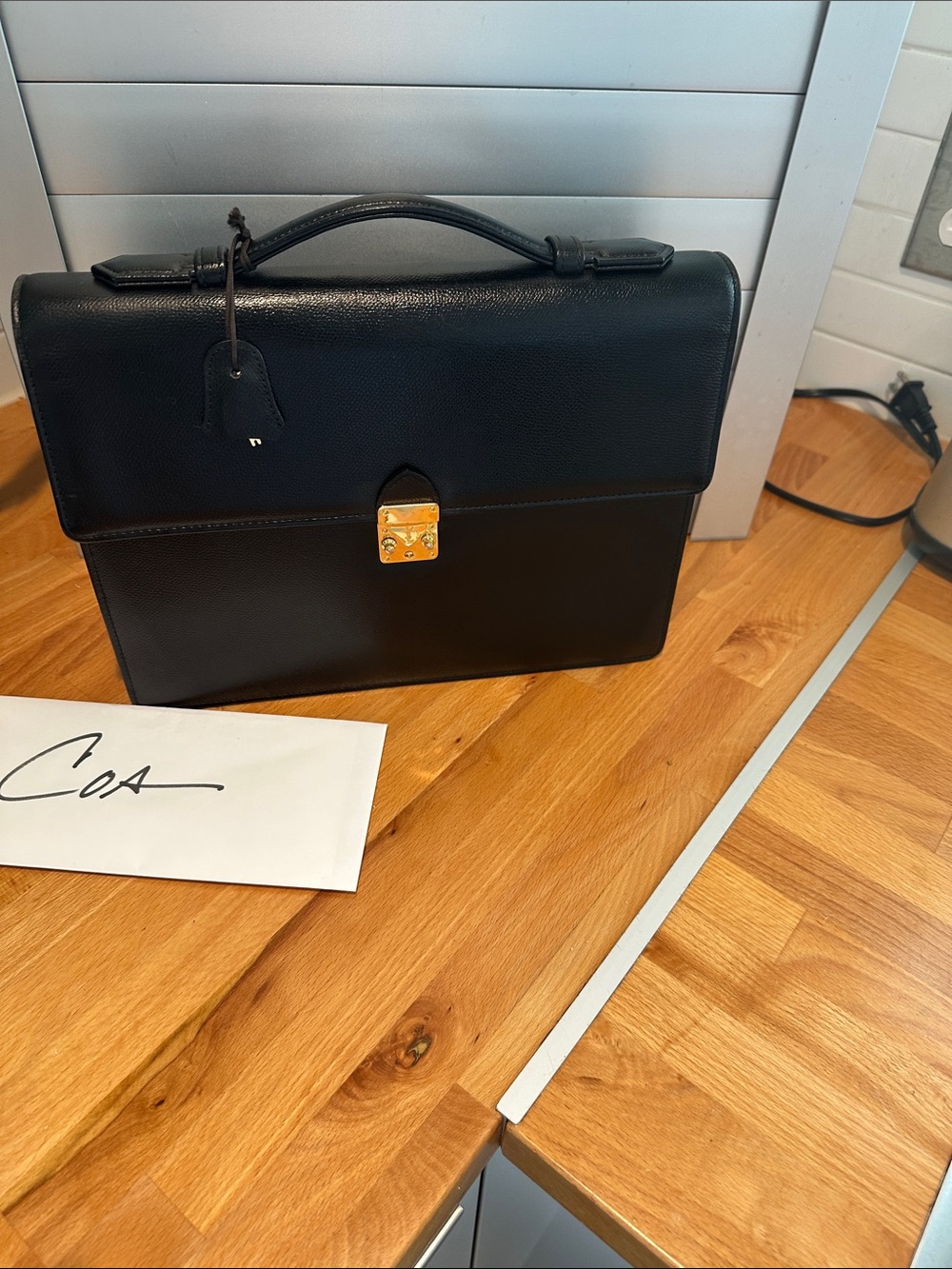 Ysl purse brief case add a thick chain for a purse never used unisex